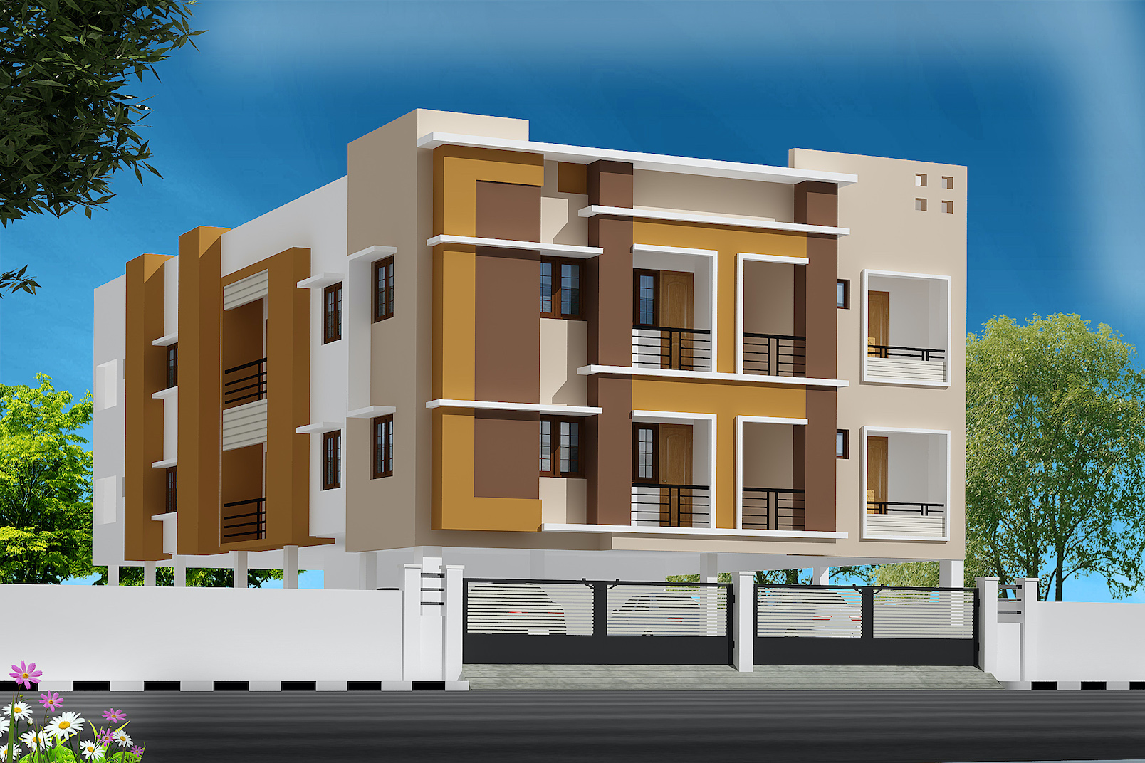 Velacherry Bhuvaneswari Nagar Elevation