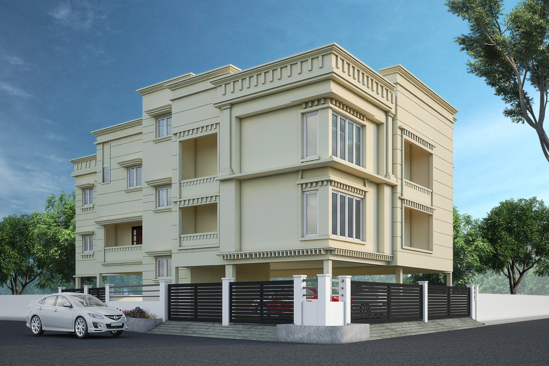 Bharadwaj Enclave R.A.Puram Elevation